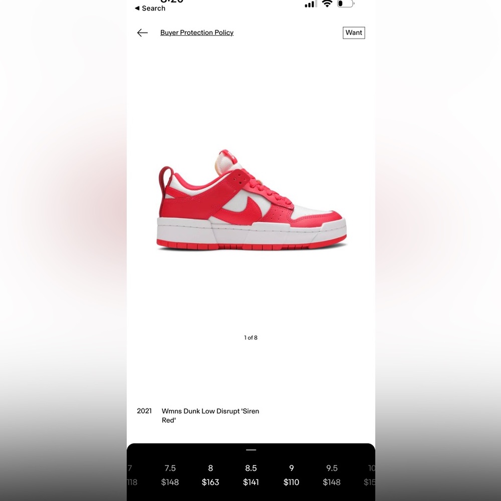 Dunk low disrupt “siren red” - Picture 9 of 9